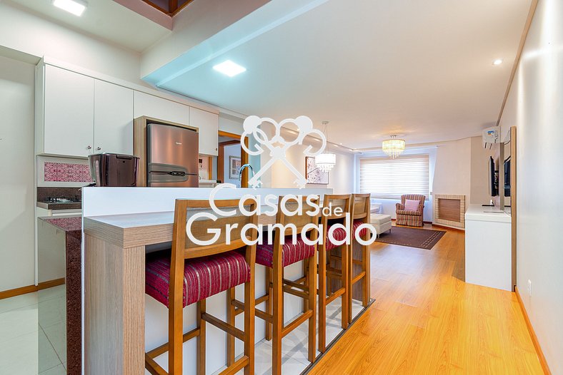 Incrível 3 Suítes e Quarto no Centro de Gramado